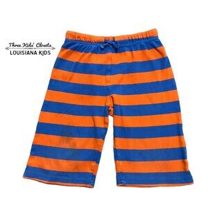 Toby Tiger 5/6Y Orange & Blue Striped Shorts